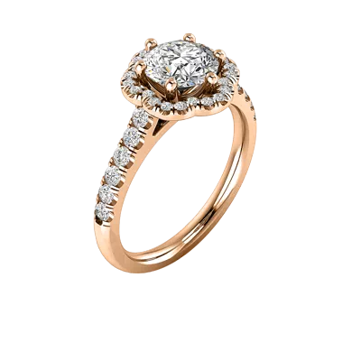 Cali Halo Engagement Ring