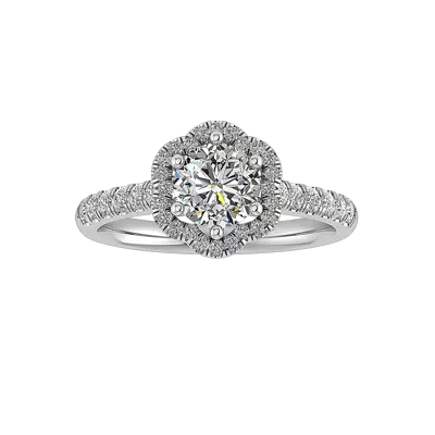 Cali Halo Engagement Ring