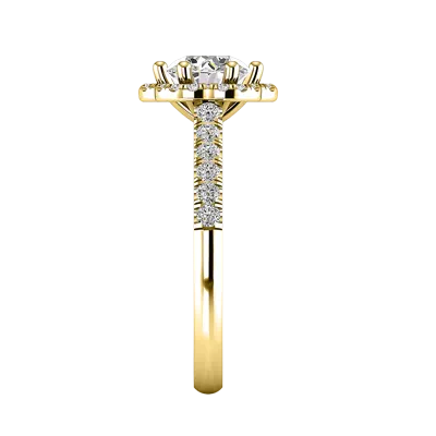 Cali Halo Engagement Ring