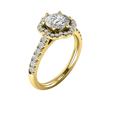 Cali Halo Engagement Ring