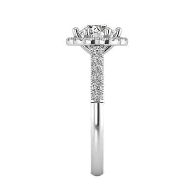 Cali Halo Engagement Ring