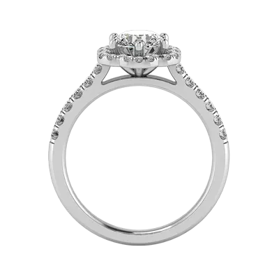 Cali Halo Engagement Ring