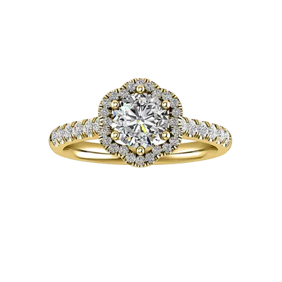 Cali Halo Engagement Ring