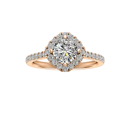 Maggie Halo Engagement Ring