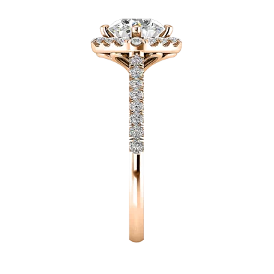 Maggie Halo Engagement Ring