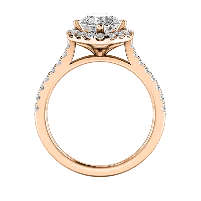 Maggie Halo Engagement Ring