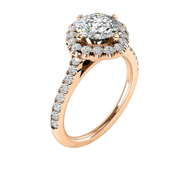 Maggie Halo Engagement Ring