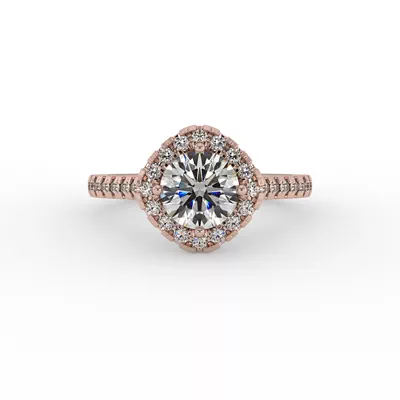 Maggie Halo Engagement Ring