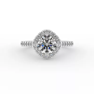 Maggie Halo Engagement Ring