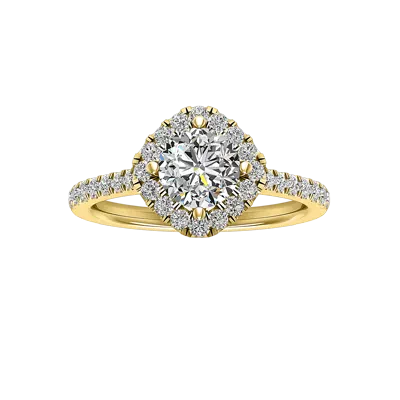 Maggie Halo Engagement Ring