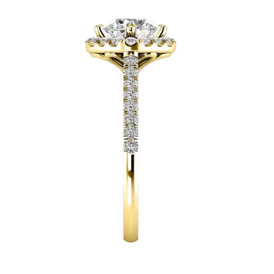 Maggie Halo Engagement Ring