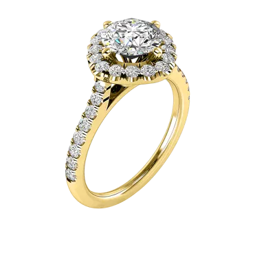 Maggie Halo Engagement Ring
