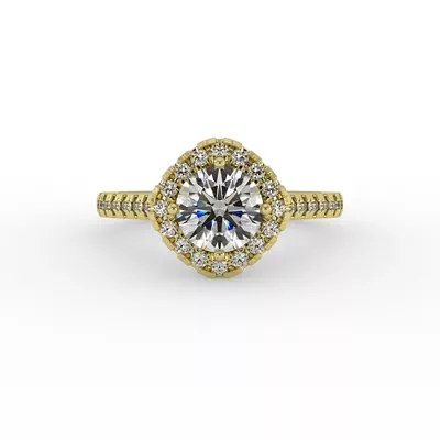Maggie Halo Engagement Ring