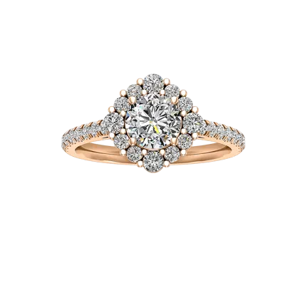 Hayden Halo Engagement Ring