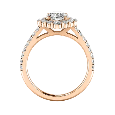 Hayden Halo Engagement Ring