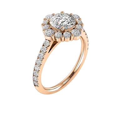 Hayden Halo Engagement Ring