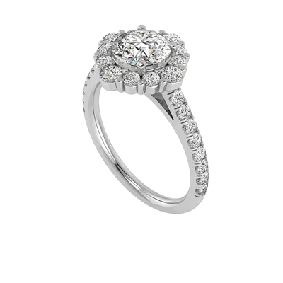 Hayden Halo Engagement Ring