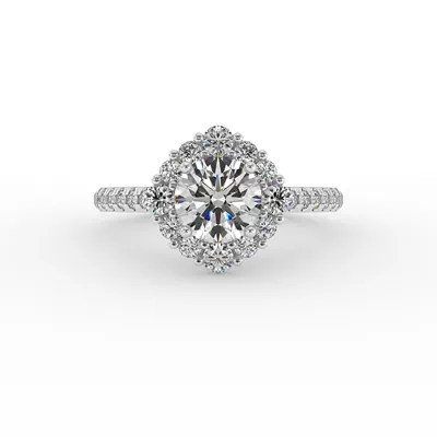 Hayden Halo Engagement Ring