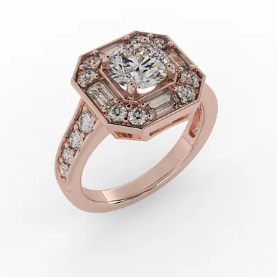 Fiona Halo Engagement Ring