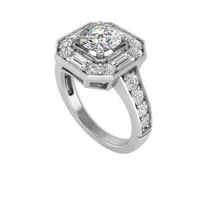 Fiona Halo Engagement Ring