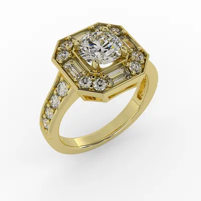 Fiona Halo Engagement Ring