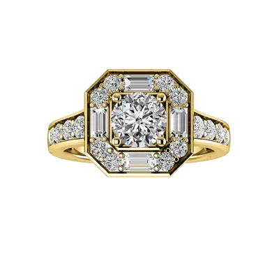 Fiona Halo Engagement Ring