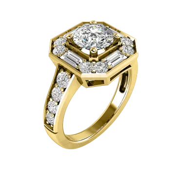 Fiona Halo Engagement Ring