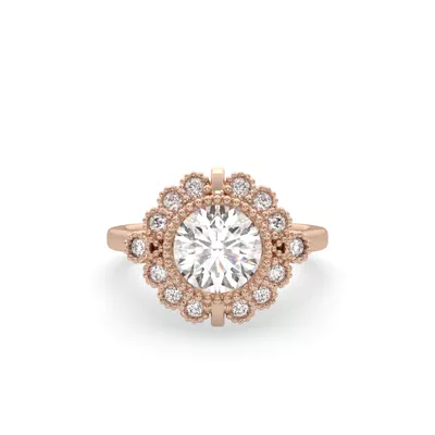 Briella Halo Engagement Ring