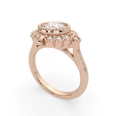 Briella Halo Engagement Ring