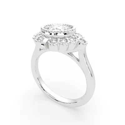 Briella Halo Engagement Ring