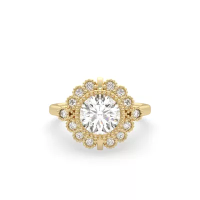 Briella Halo Engagement Ring