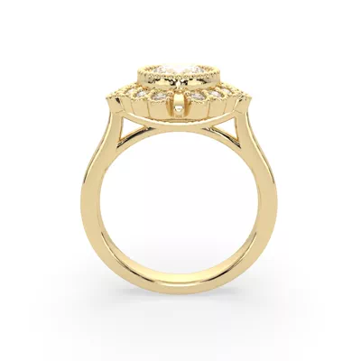 Briella Halo Engagement Ring
