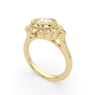 Briella Halo Engagement Ring
