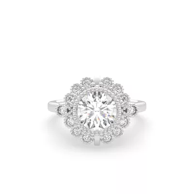 Briella Halo Engagement Ring