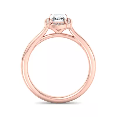 Lennon Halo Engagement Ring