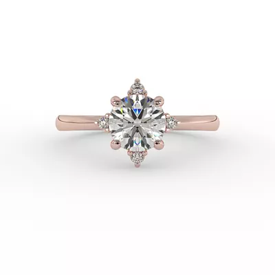 Adriana Halo Engagement Ring