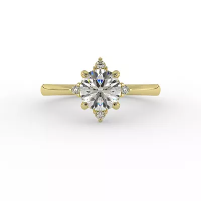Adriana Halo Engagement Ring