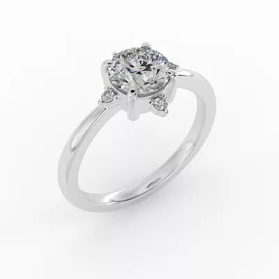 Adriana Halo Engagement Ring