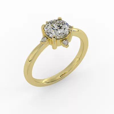 Adriana Halo Engagement Ring