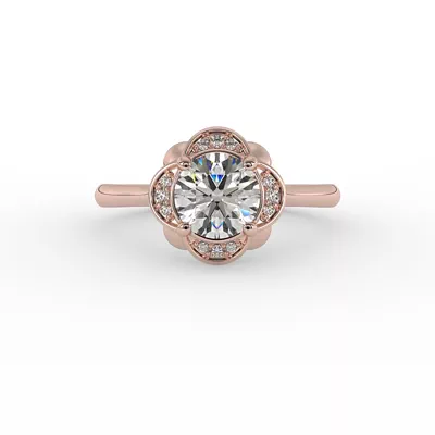Mariah Halo Engagement Ring