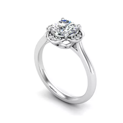 Mariah Halo Engagement Ring