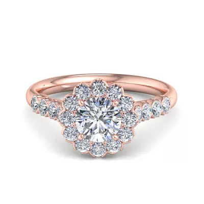 Juliet Halo Engagement Ring