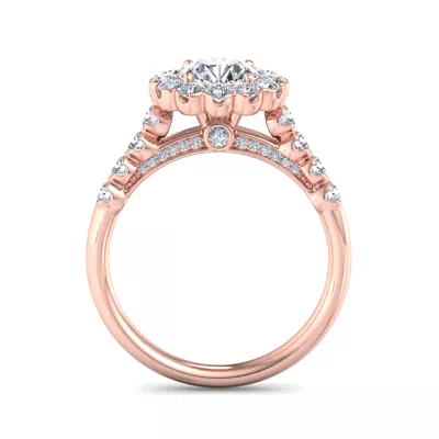 Juliet Halo Engagement Ring