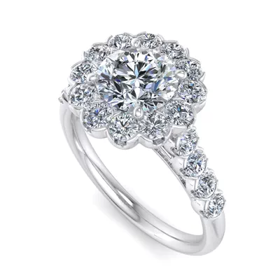 Juliet Halo Engagement Ring