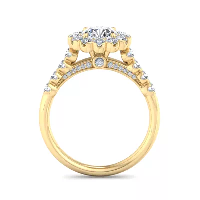 Juliet Halo Engagement Ring