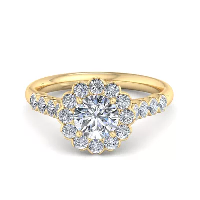 Juliet Halo Engagement Ring