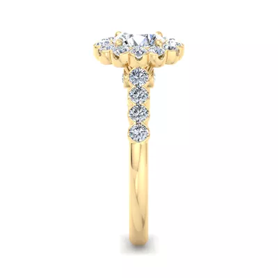 Juliet Halo Engagement Ring