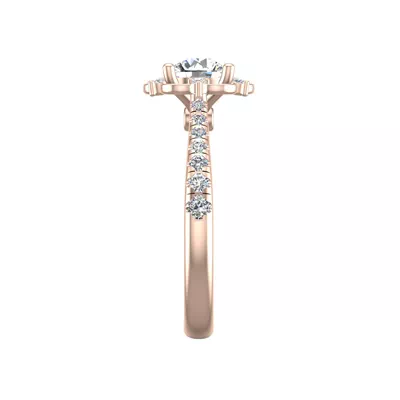 Oaklynn Halo Engagement Ring