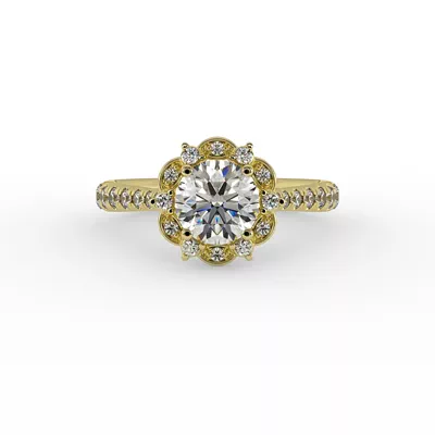 Oaklynn Halo Engagement Ring