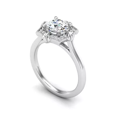 Kiara Halo Engagement Ring
